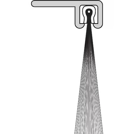 American Garage Door Supply Bn9501-94 Brushseal, Dock Leveler, Nylon, 1/2-In 90