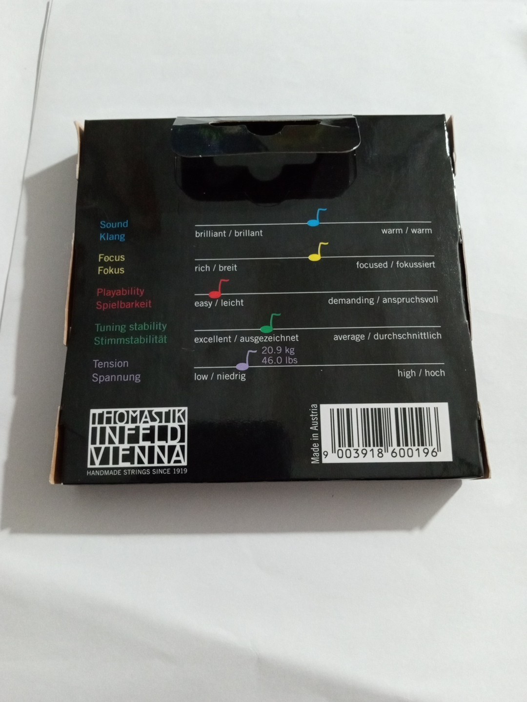 Thomastik Infield Vienna Dominant 141 Medium Viola Strings