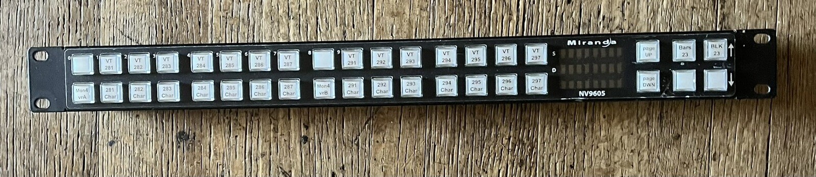 Miranda NV9605 multi mode paging control panel