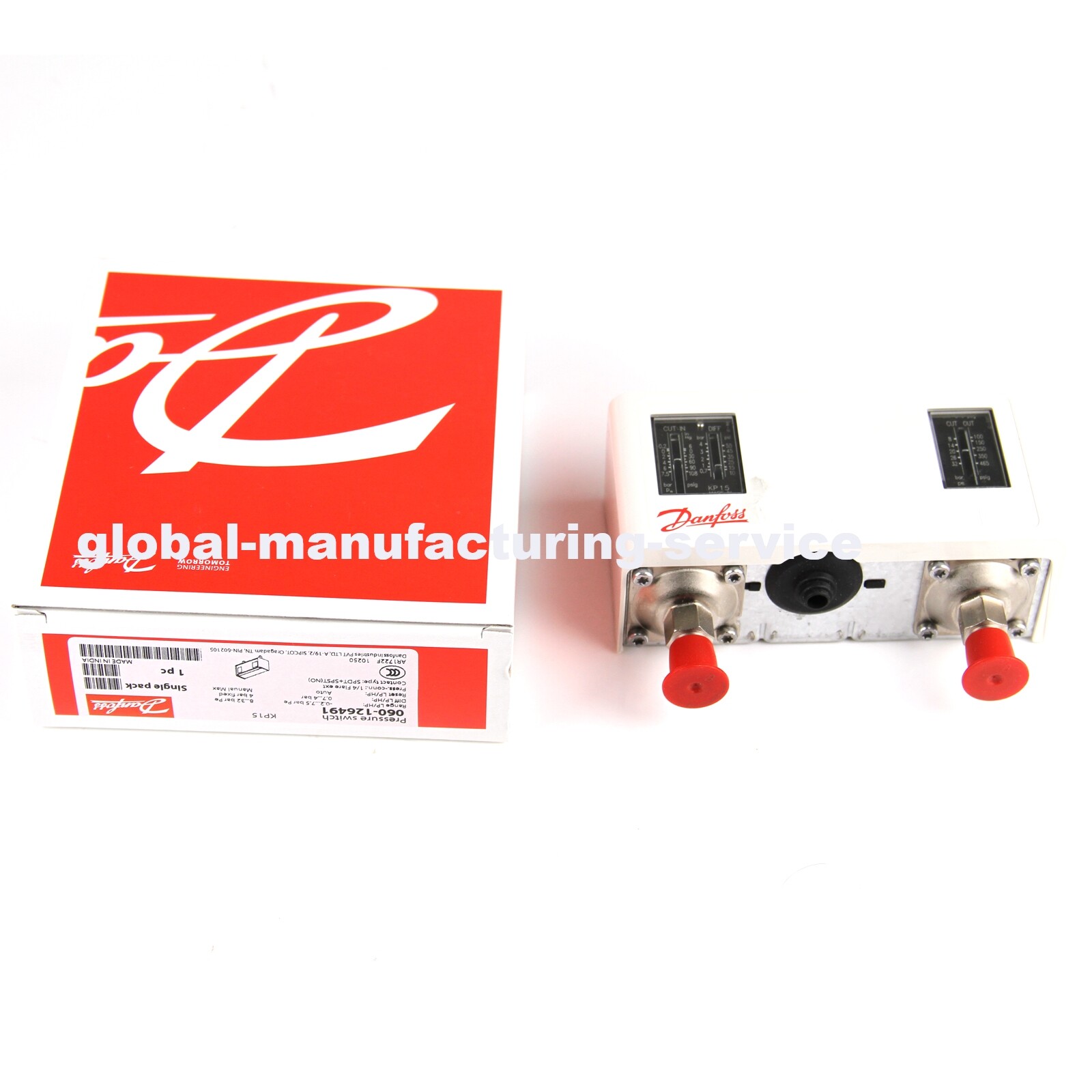 NEW Danfoss KP15 060-126491 Pressure Switch