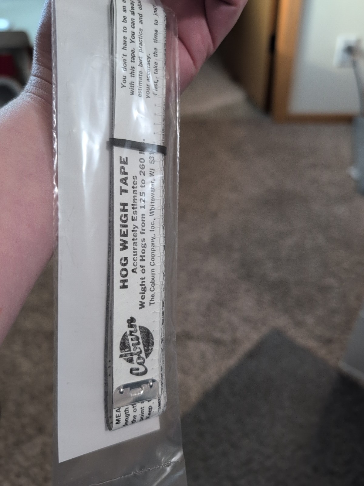 Hog Weigh Tape
