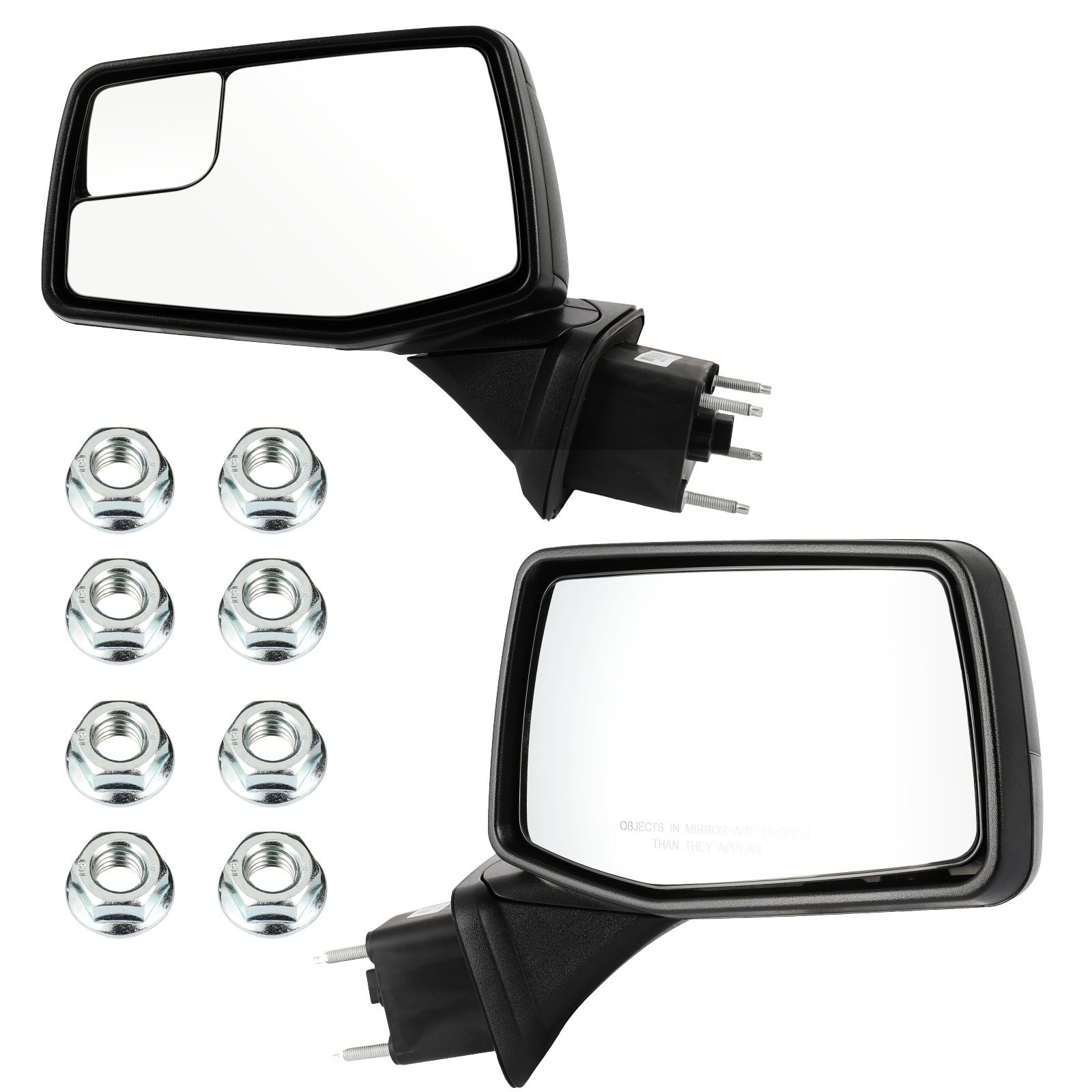 Pair Side Mirrors for Chevrolet Silverado 1500 2019-2025W/heated 5 Pins