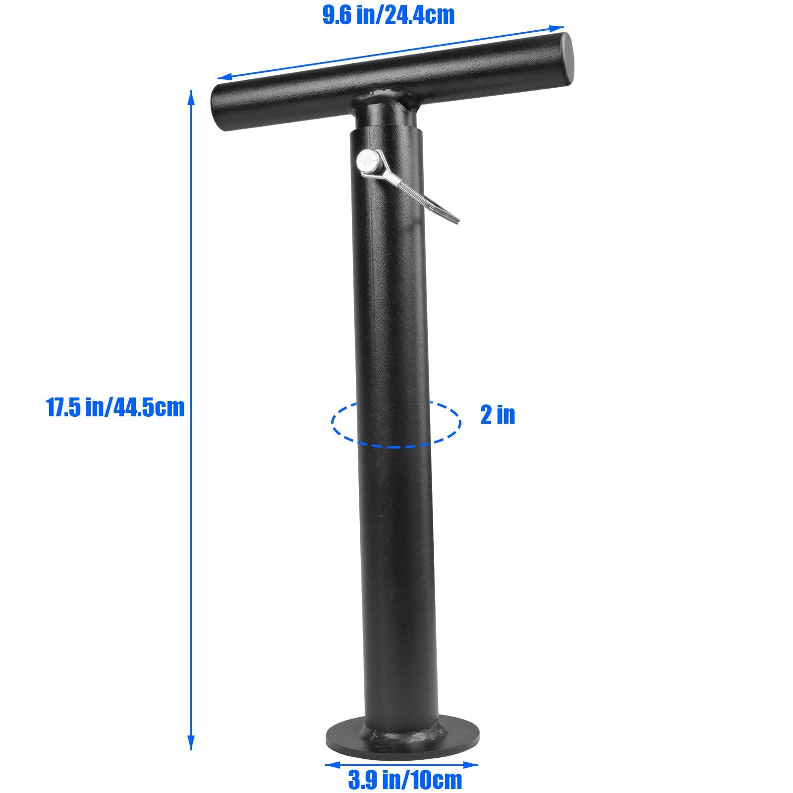 New Adjustable Kettlebell Handle for Weight Plate, Heavy Duty Iron Construction