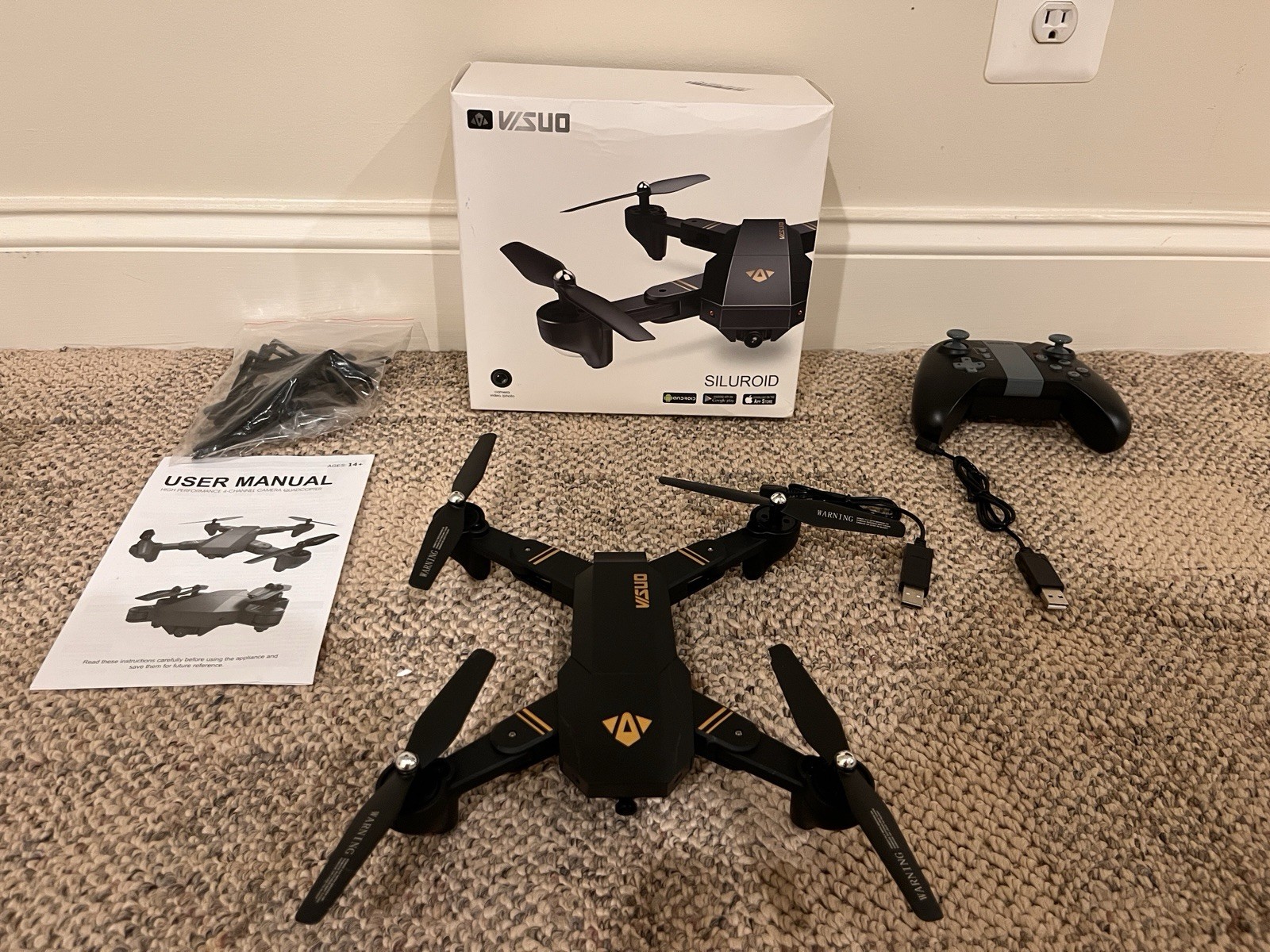 Camera Drone 720P Remote Control Video Recording TESTED WORKING