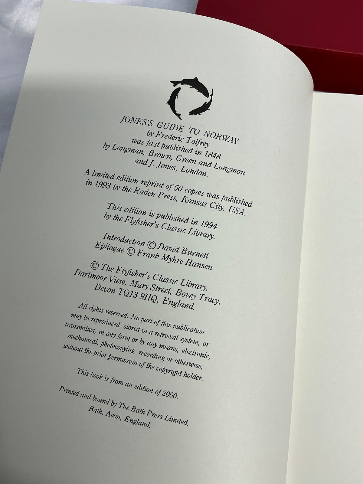 Jones's Guide to Norway Tolfrey