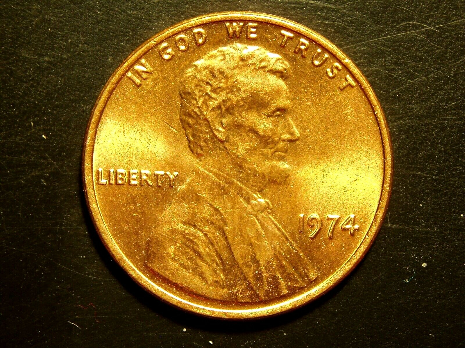 1974 ONE UNC LINCOLN MEMORIAL CENT #2