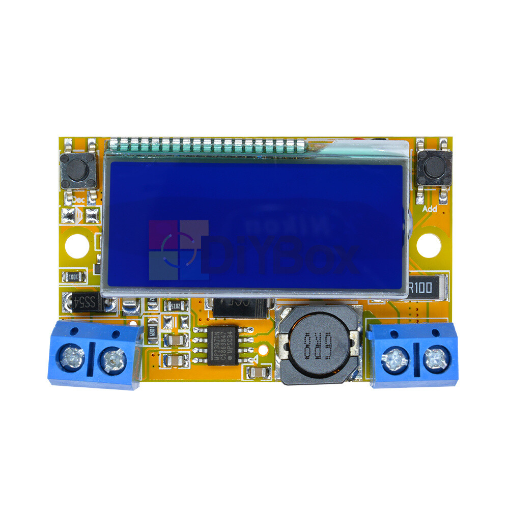 Adjustable Buck DC-DC Double Display Step Down Pulse Power Supply LCD Module