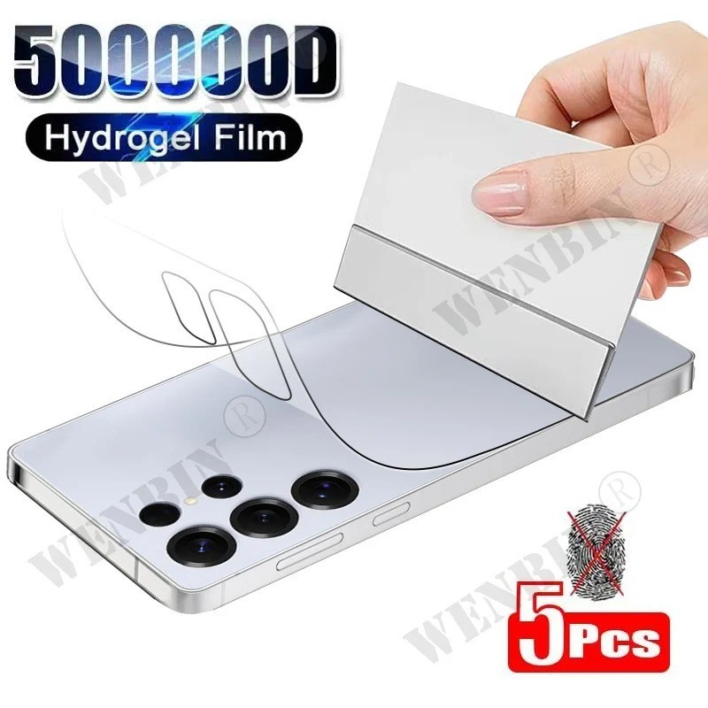 5PCS Back Hydrogel Film For Samsung Galaxy S26 S25 Rear Screen Protector