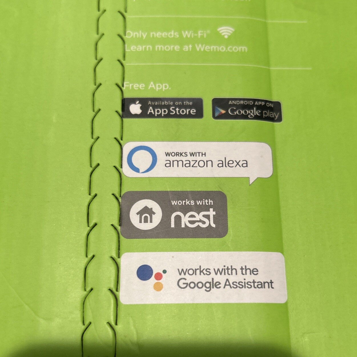 Wemo Mini Wi-Fi Smart Plug 2-pack Works w/Alexa Google Assistant Nest Sealed