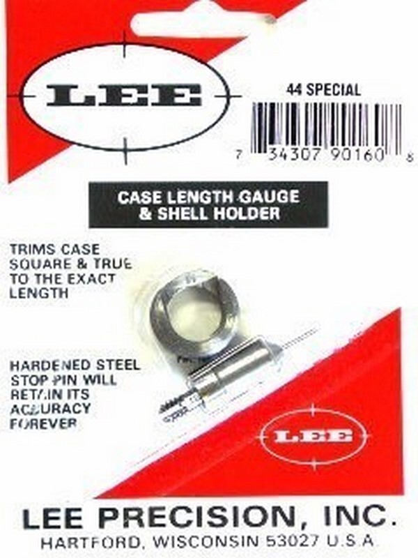 Lee Precision Reloading .44 Special Case Length Gage and Shell Holder - 90160