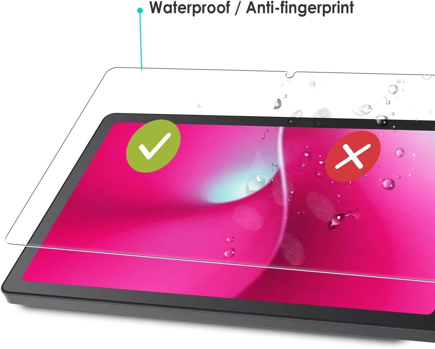 WD&CD 2 Pack Screen Protector Compatible with T-Mobile REVVL Tab 2 10.1"...
