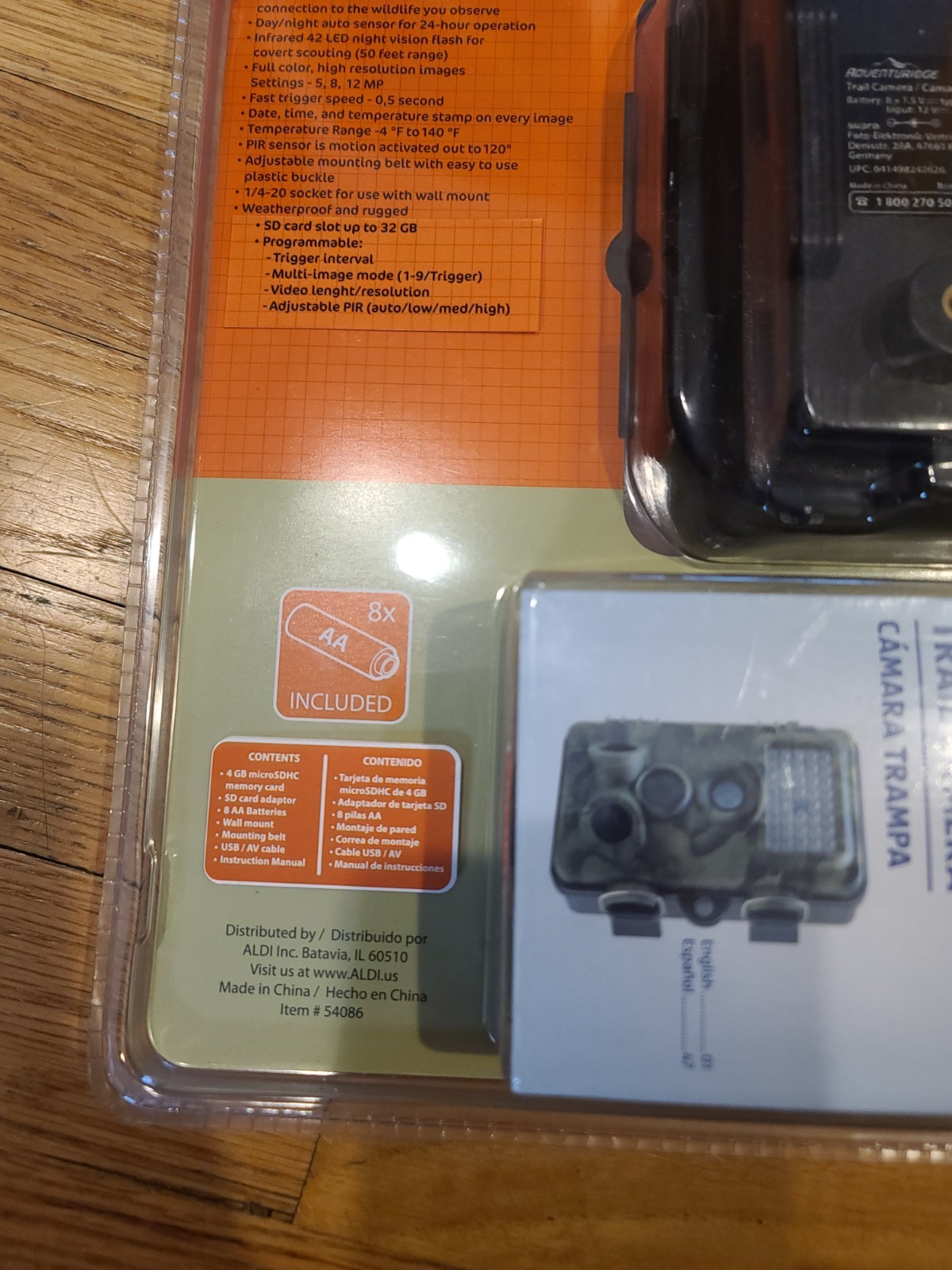 Adventurige Game Trail Camera 1080P Full HD - Sealed