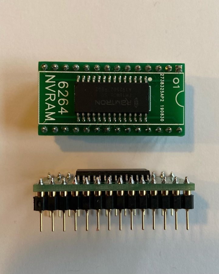 Pinball NVRAM 6264 Sega Stern Williams Data East