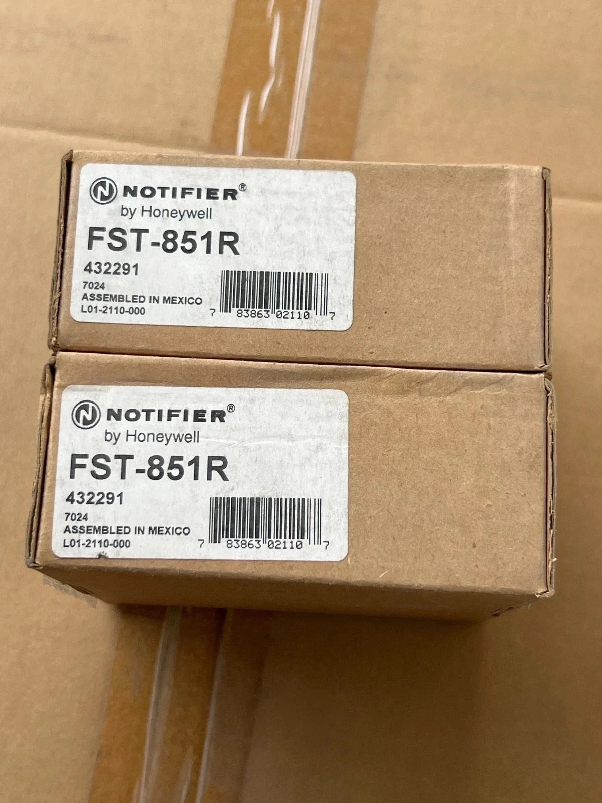 Pack of six (6) FST 851R Notifier Smoke Detector Head Only