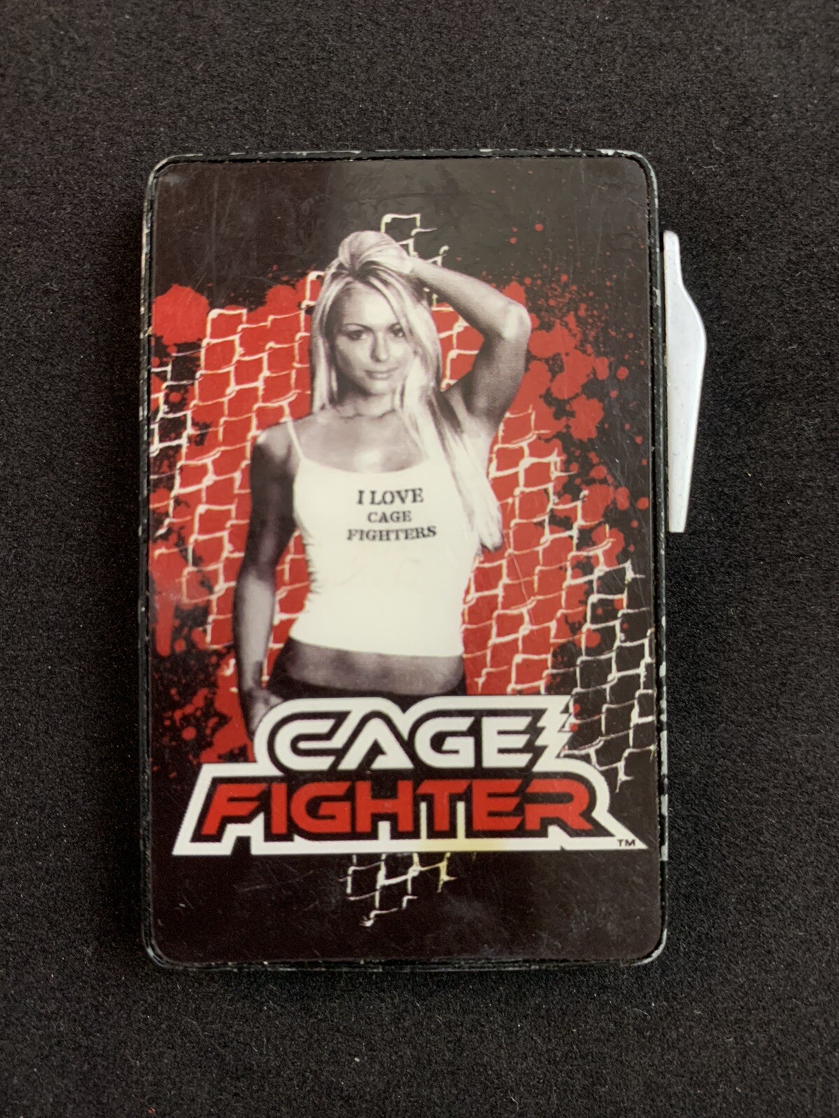 CF Cage Fighter MMA Authentic UFC Real Men Don’t Tap Lighter