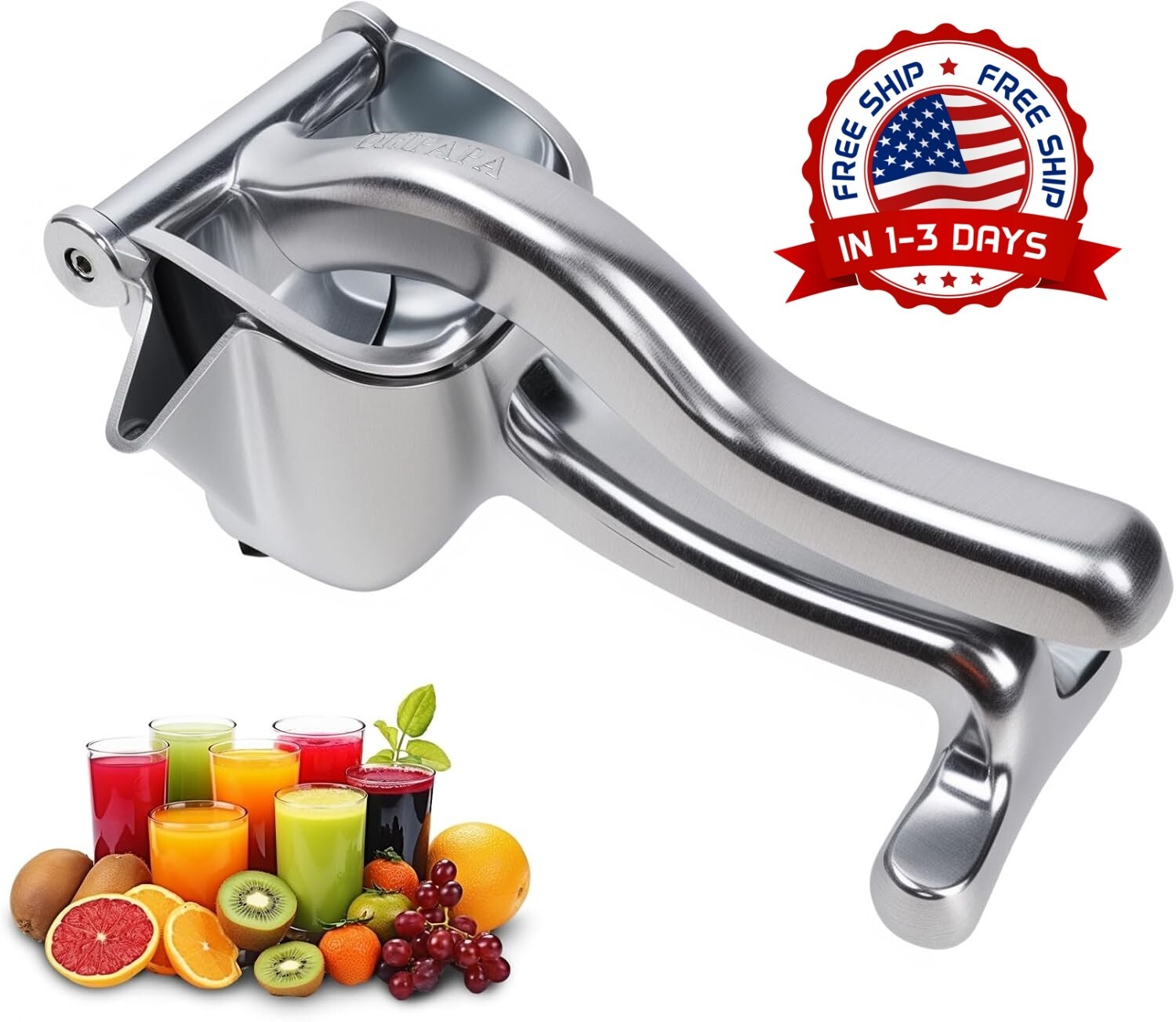 Exprimidor De Jugos Naranja Limon Lima Pomelo Frutas Prensado Extractor Manual..