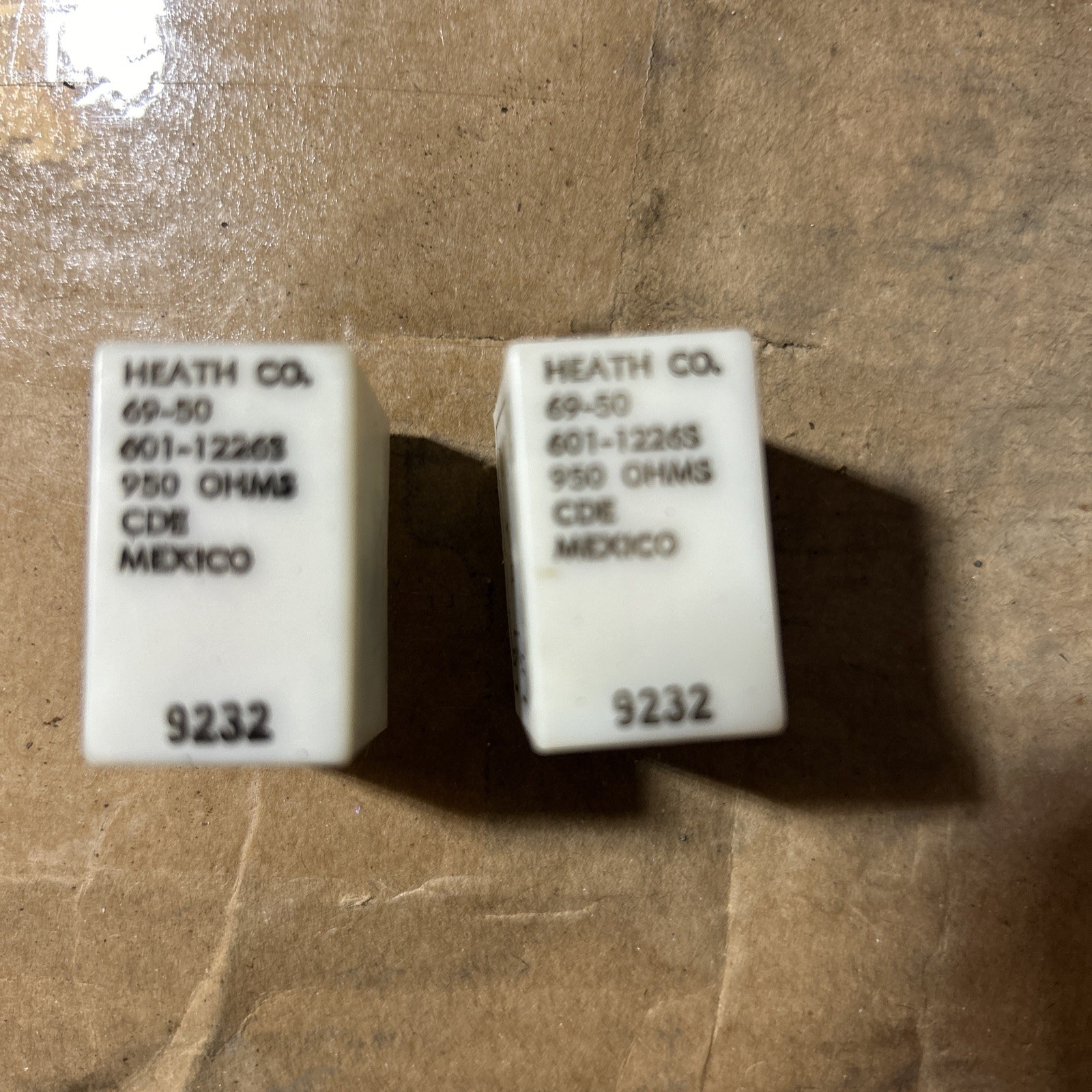 CDE  HEATH CO. 69-50 / 6950  3A 120 VAC. Lot Of 2