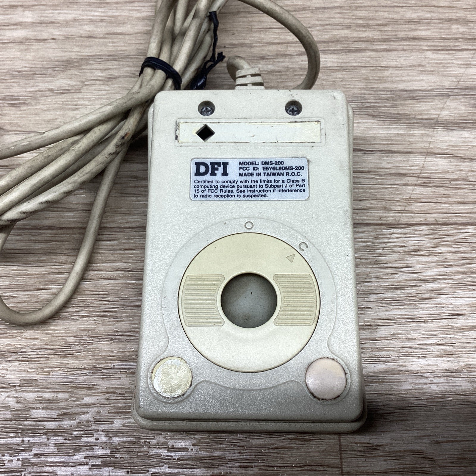 VINTAGE DFI 3 BUTTON MOUSE DMS-200 #805PT154*CO
