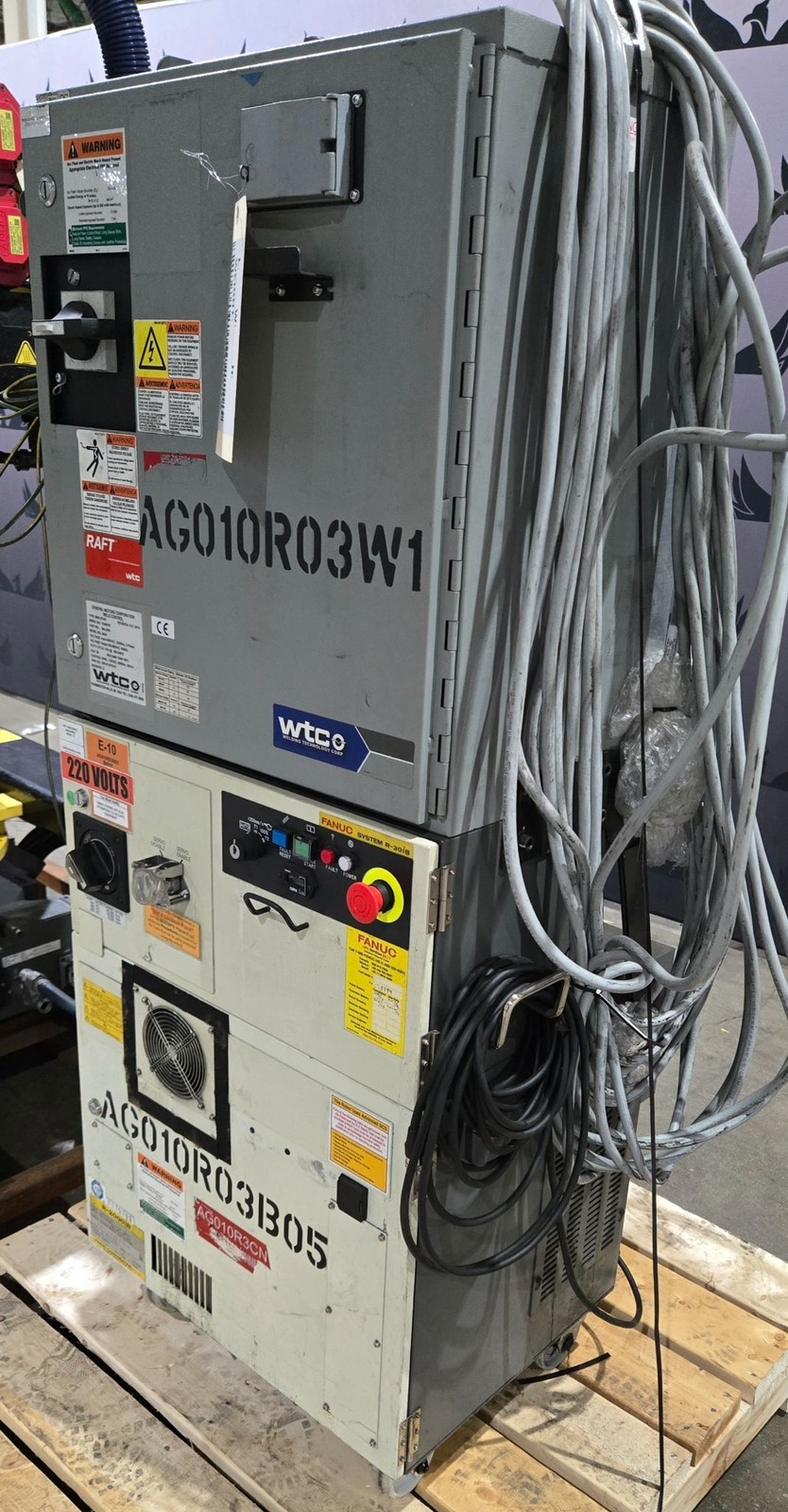 FANUC R-2000iB/210F Complete with R-30iB Controller & WTC Weld Controls USED