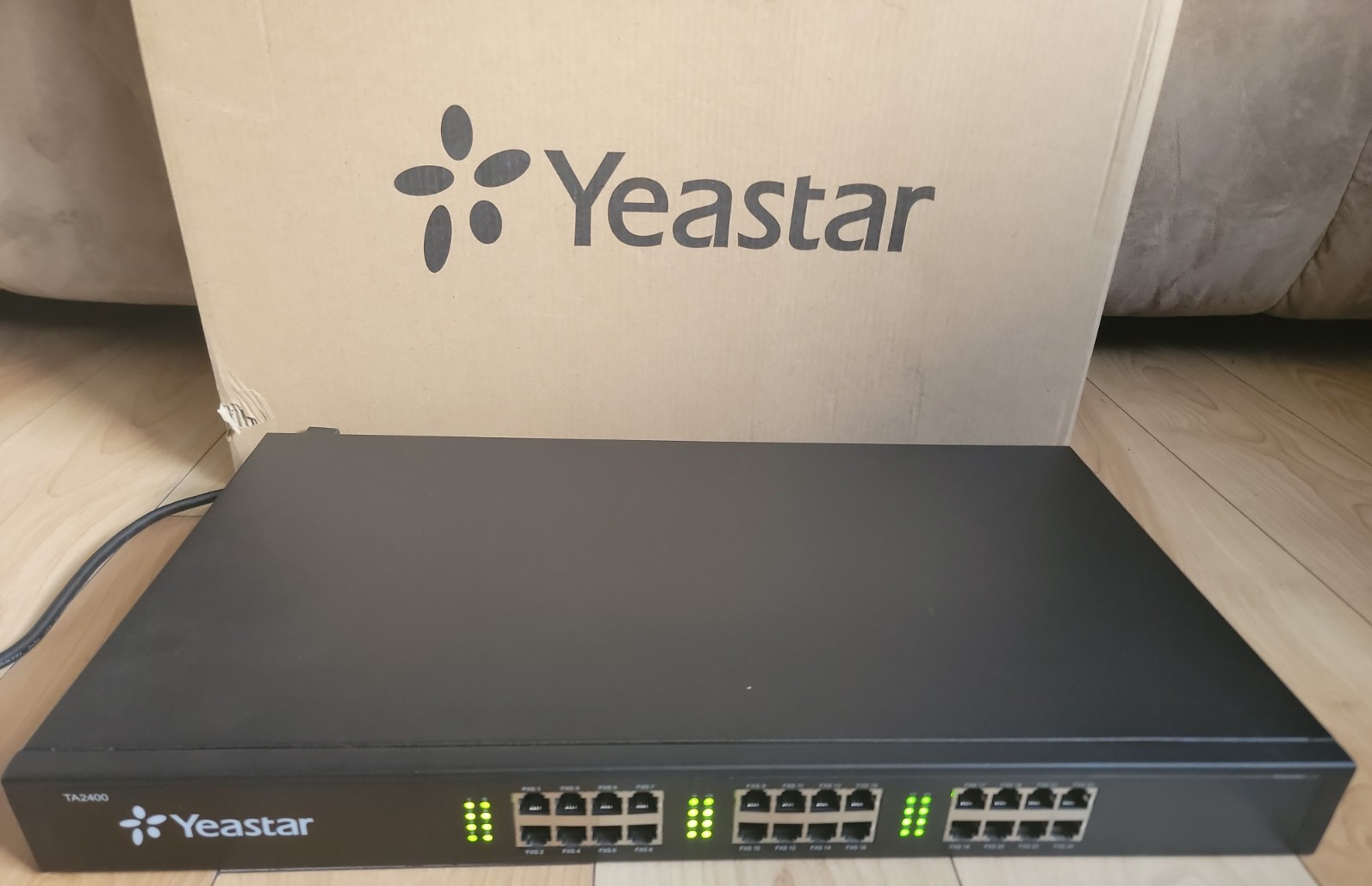 Yeastar TA2400 24-Port FXS VoIP Gateway Analog to SIP Rack-Mount - TESTED READ