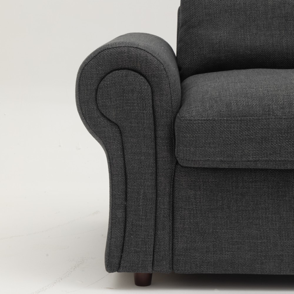 2 / 3 Seater Sofa with Storage Solution Linen Fabric Couch Love Seat Settee