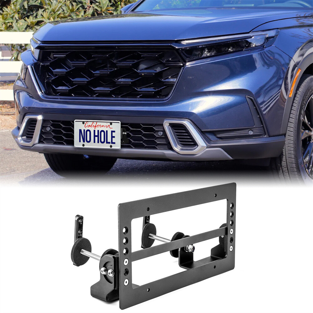For Honda HR-V / CR-V / Pilot (NO Drilling) Front Grille License Plate Bracket
