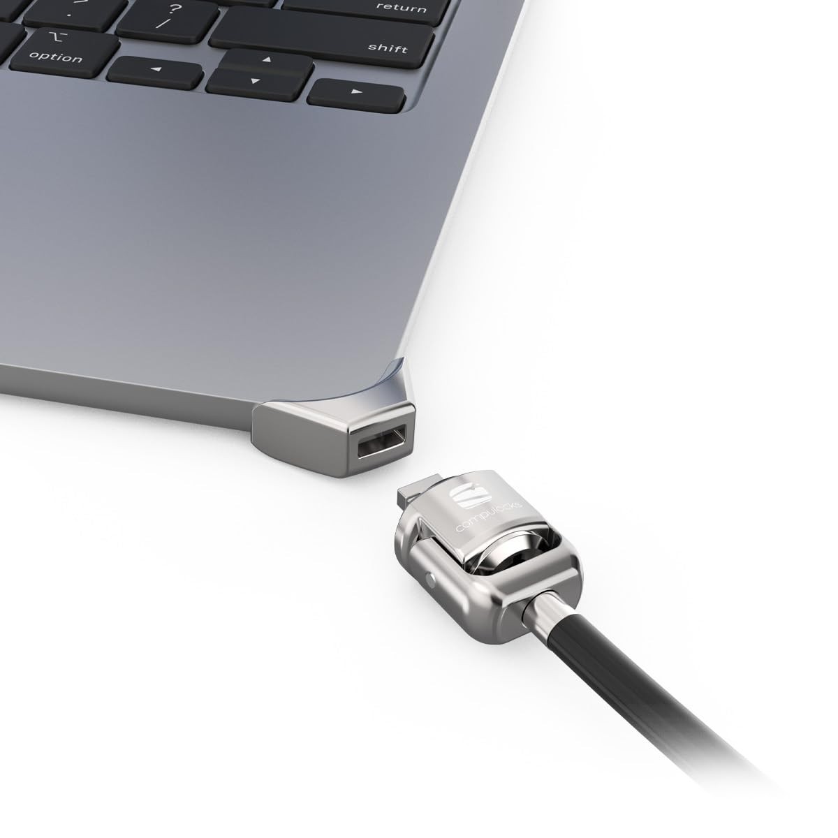Compulocks Ledge Lock Adapter for MacBook Air 15 Inch M2-M5 Silver