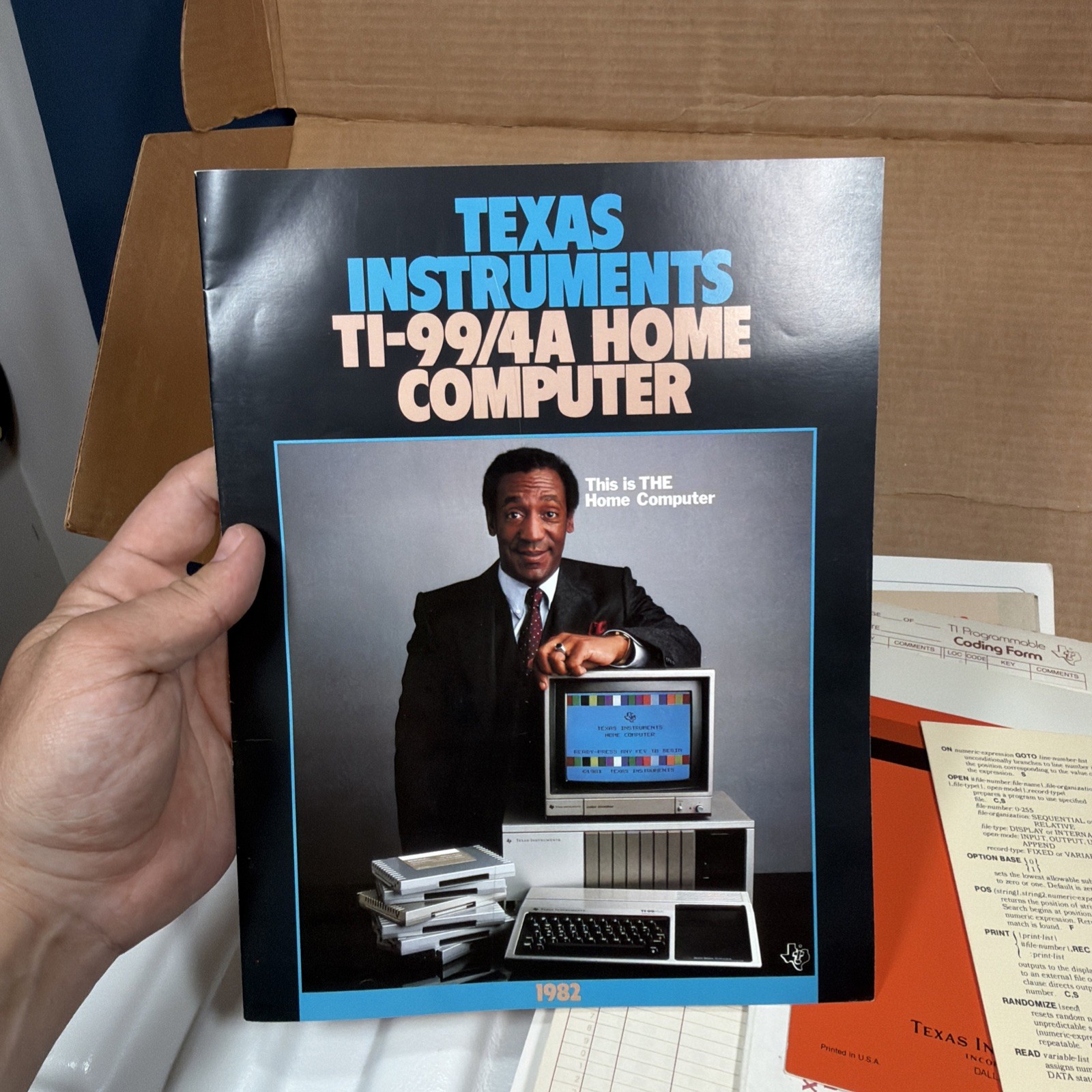 Vintage Texas Instruments TI 99/4A Home Computer System In Box Never Used