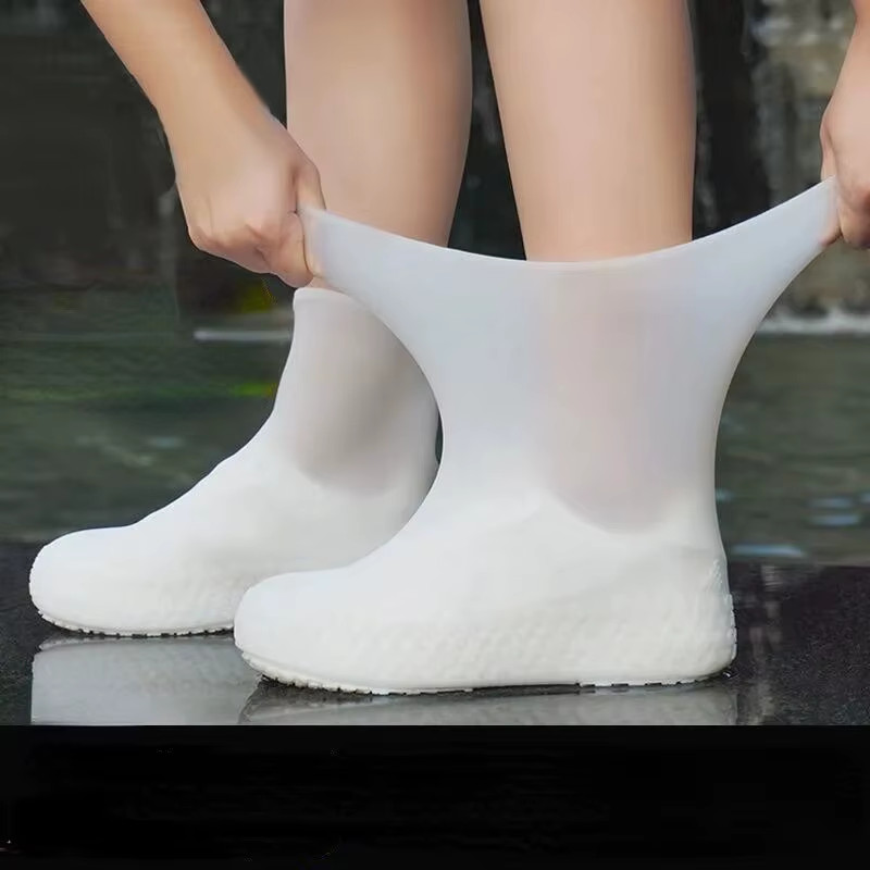 Waterproof Silicone Rain Boot Covers - Non-Slip Outdoor Overshoes