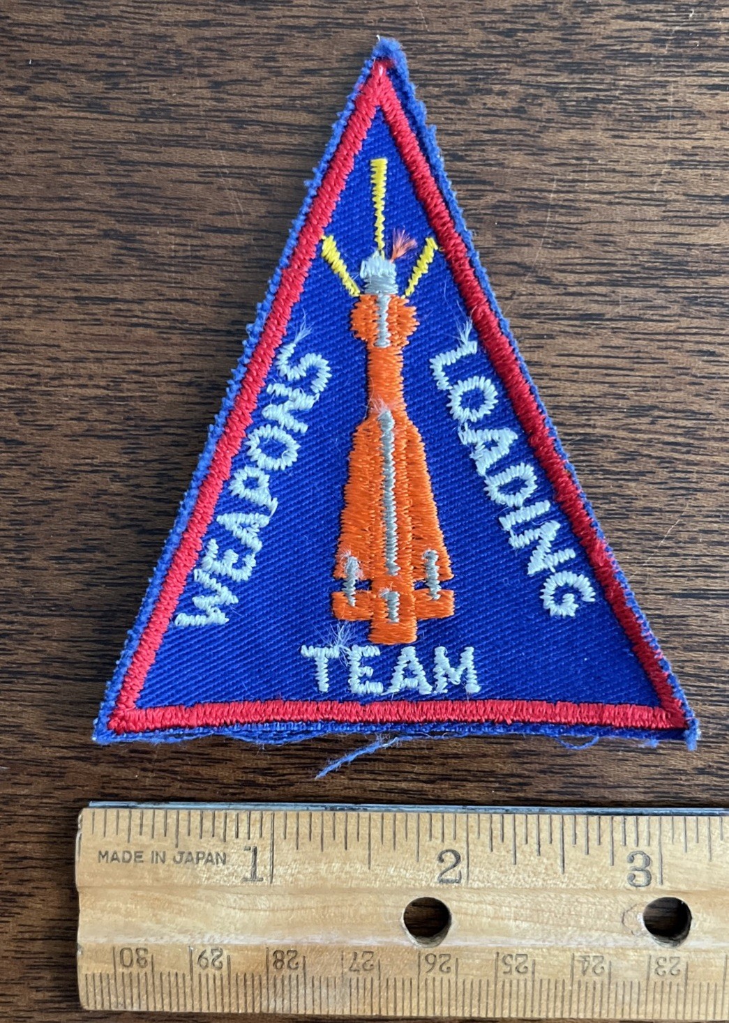Vintage US Air Force Patch Falcon Missile Weapons Loading Team