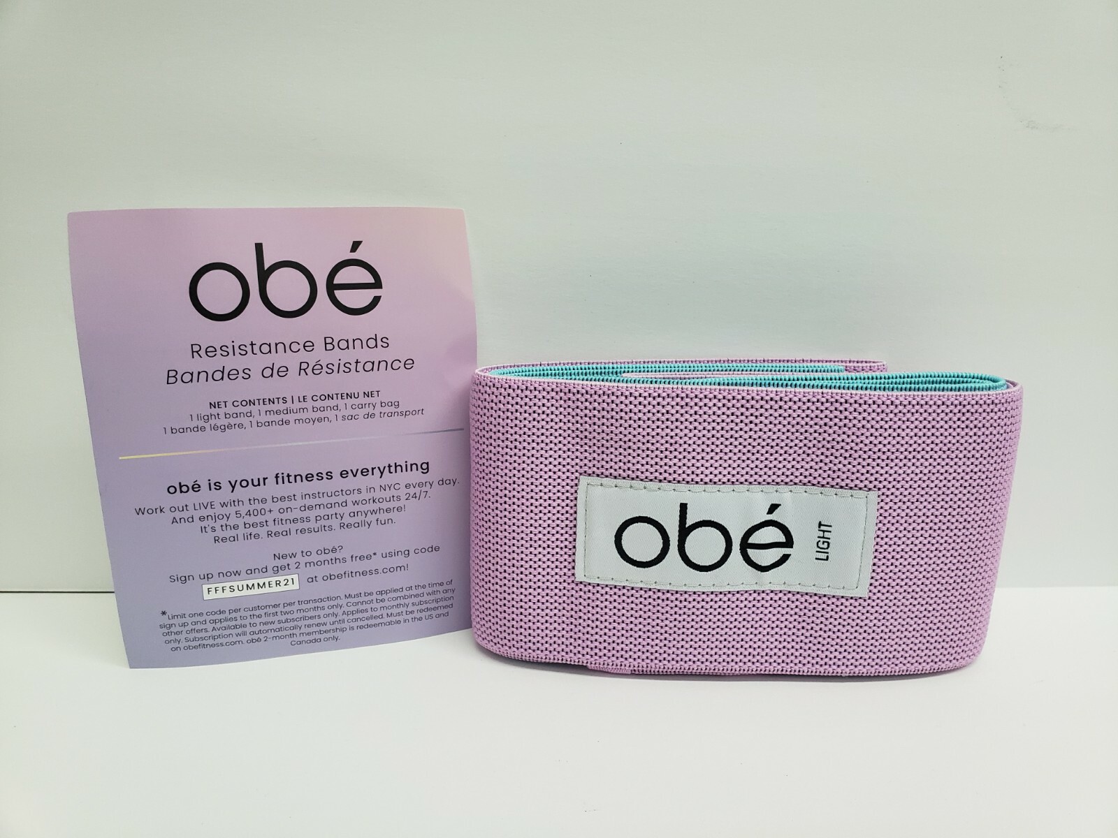 Obé 2 RESISTANCE HIP BANDS●NEW WITH TAGS.