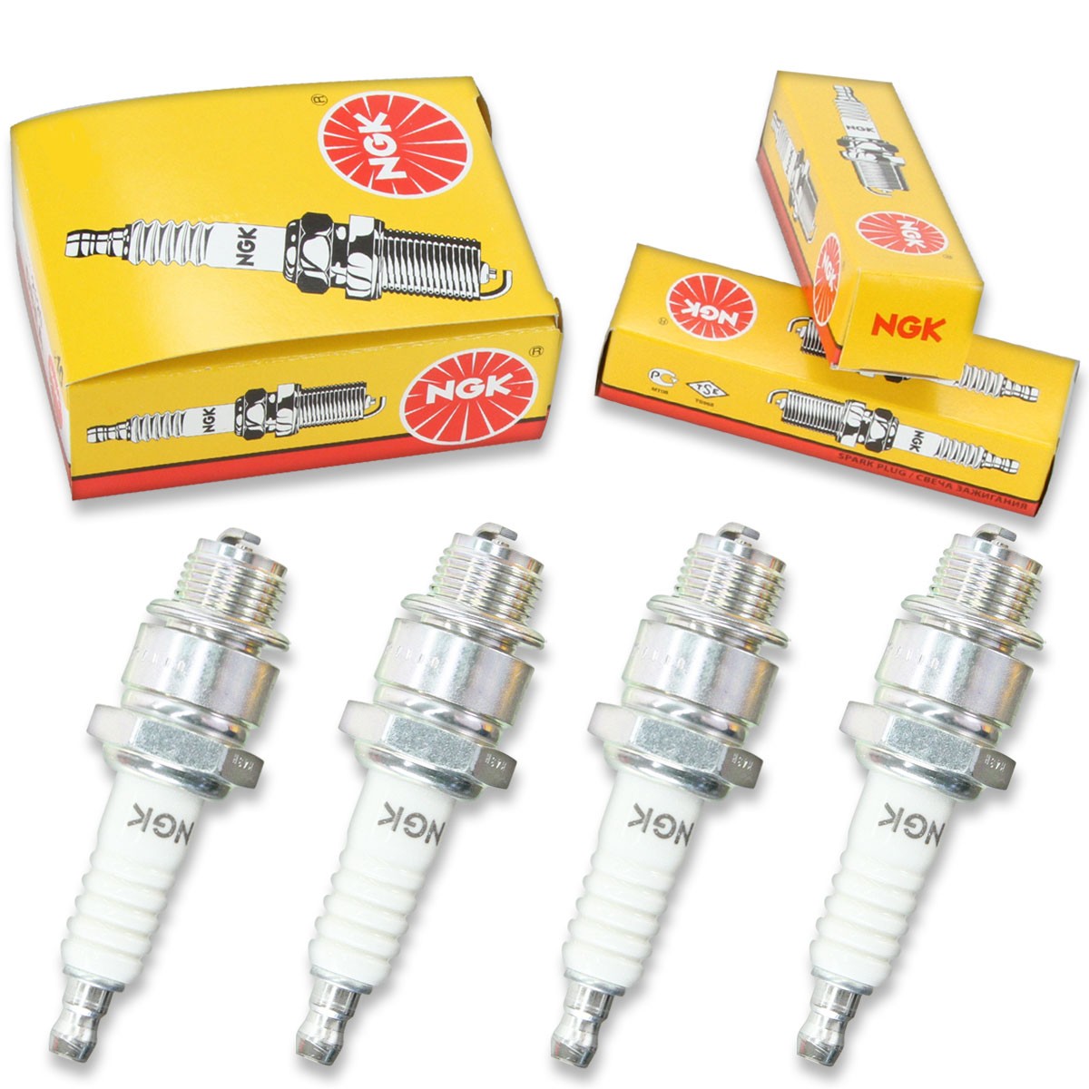 4pcs 2002 DRR PANTHER NGK Standard Spark Plugs 50 Kit Set Engine sj