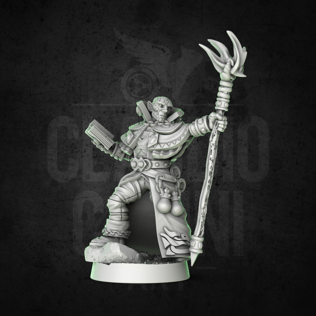 Dungeons & Dragons Playable Character - Male Goliath - Wizard, Artificer