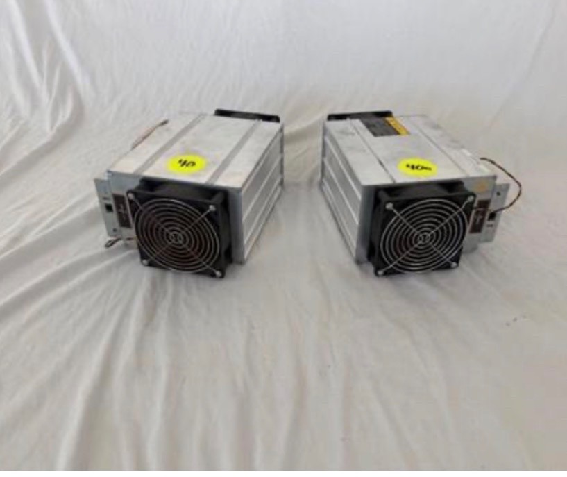 Lot of 2 Bitmain Antminer A3 815GH Sia Coin Miner UNTESTED