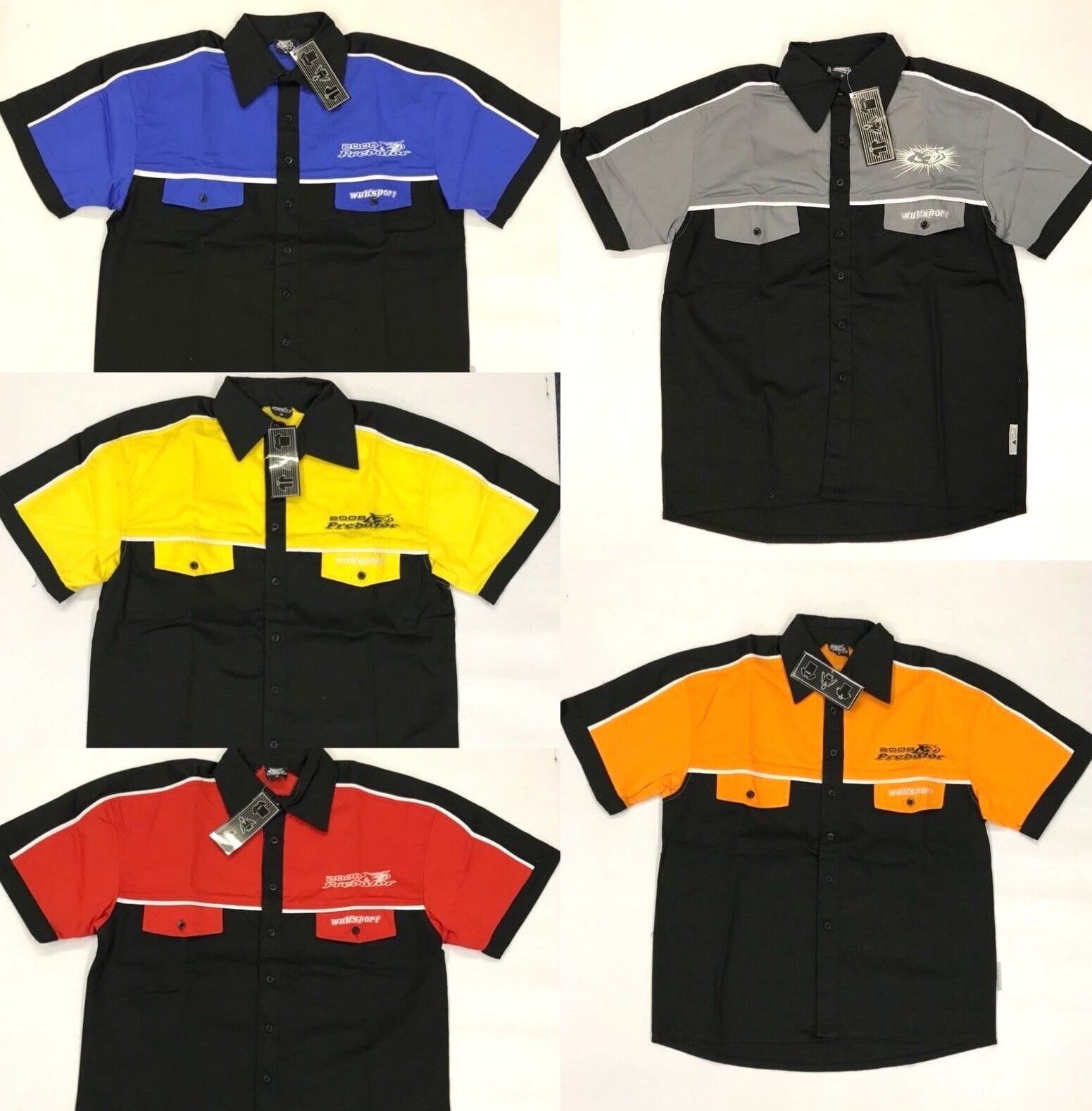 Adult workshop pit shirt Wulfsport Special Print team race top motocross MX