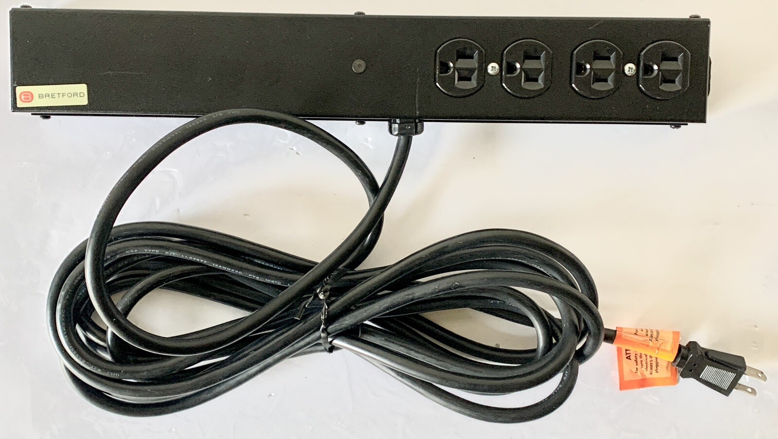 Bretford Surge-Protector 4-Outlet Power Strip Rack Mount