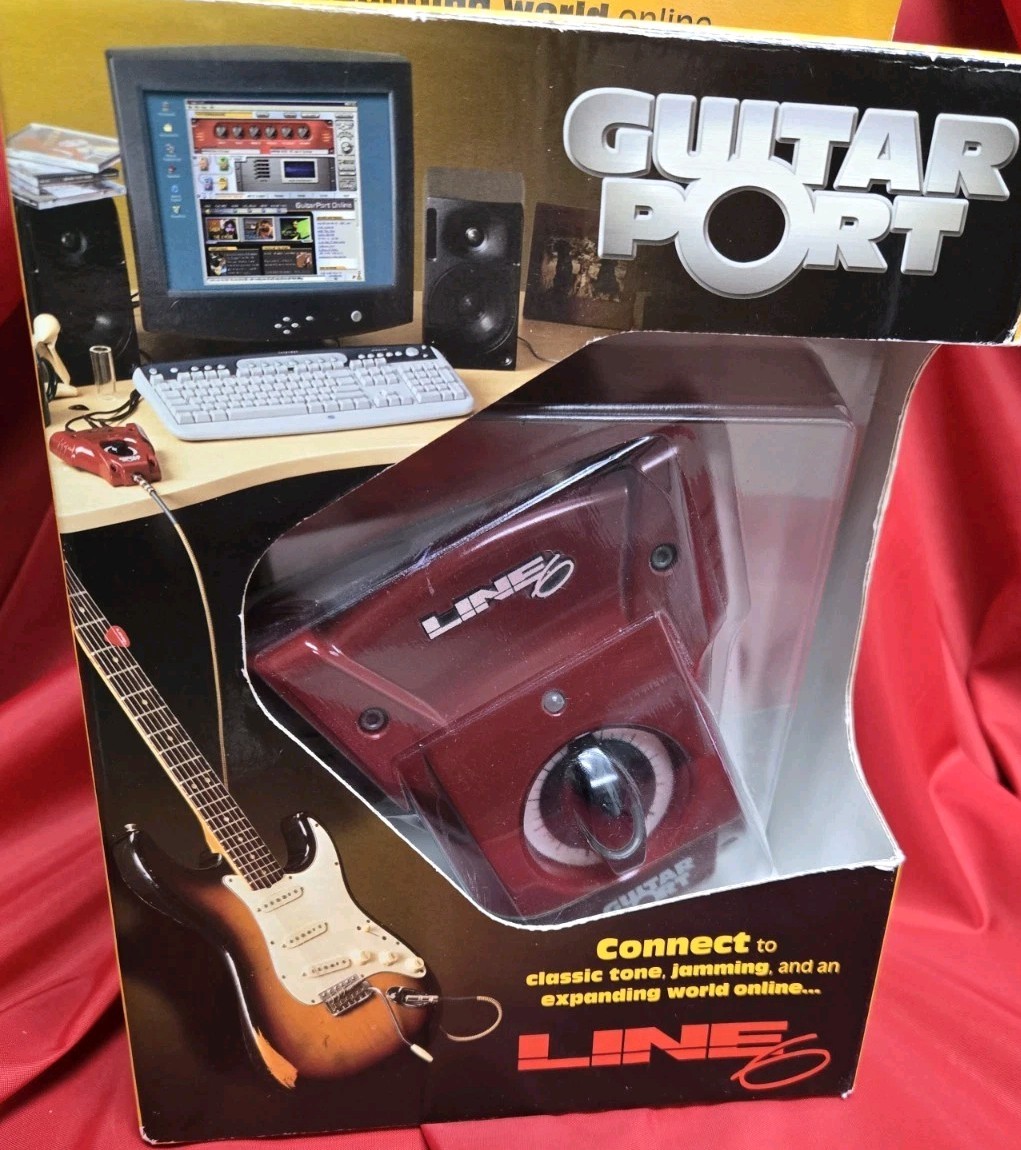 Line6 Guitar Port PC interface IOB With Software CD And Cables Free Shipping