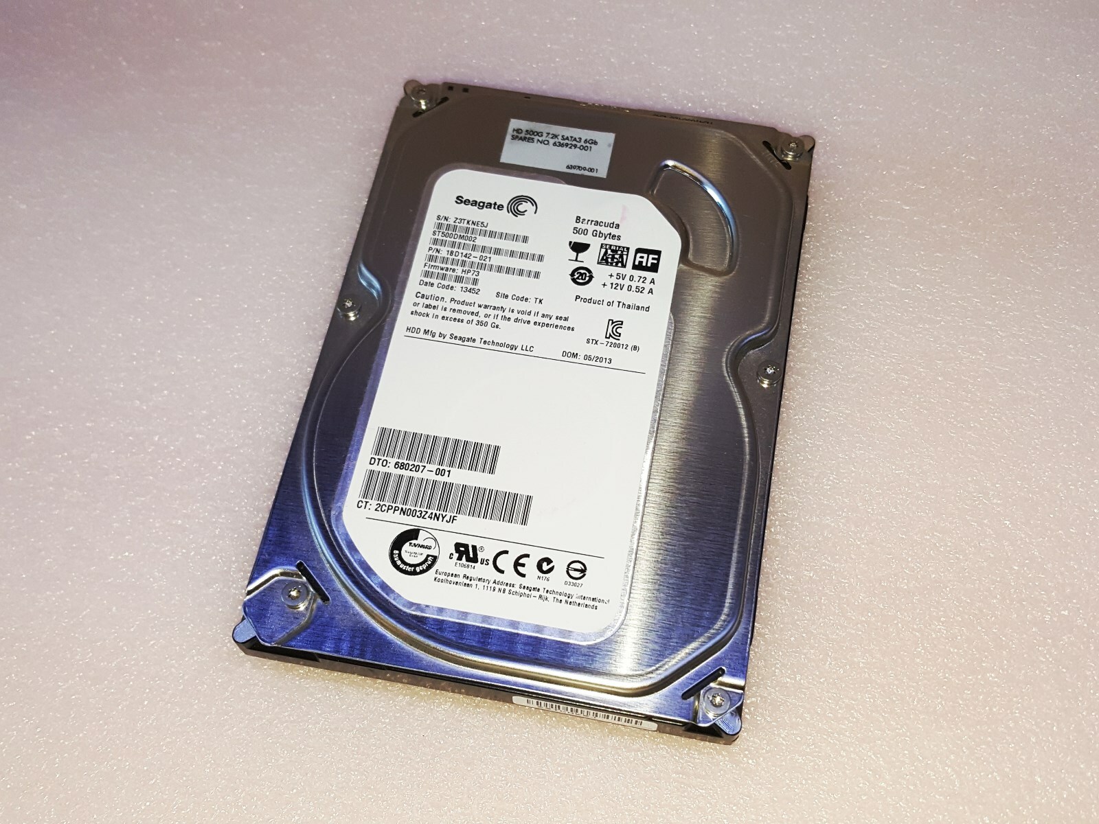 HP Pavilion p6-2142 - 500GB Hard Drive Windows 7 Professional 64 Bit Loaded