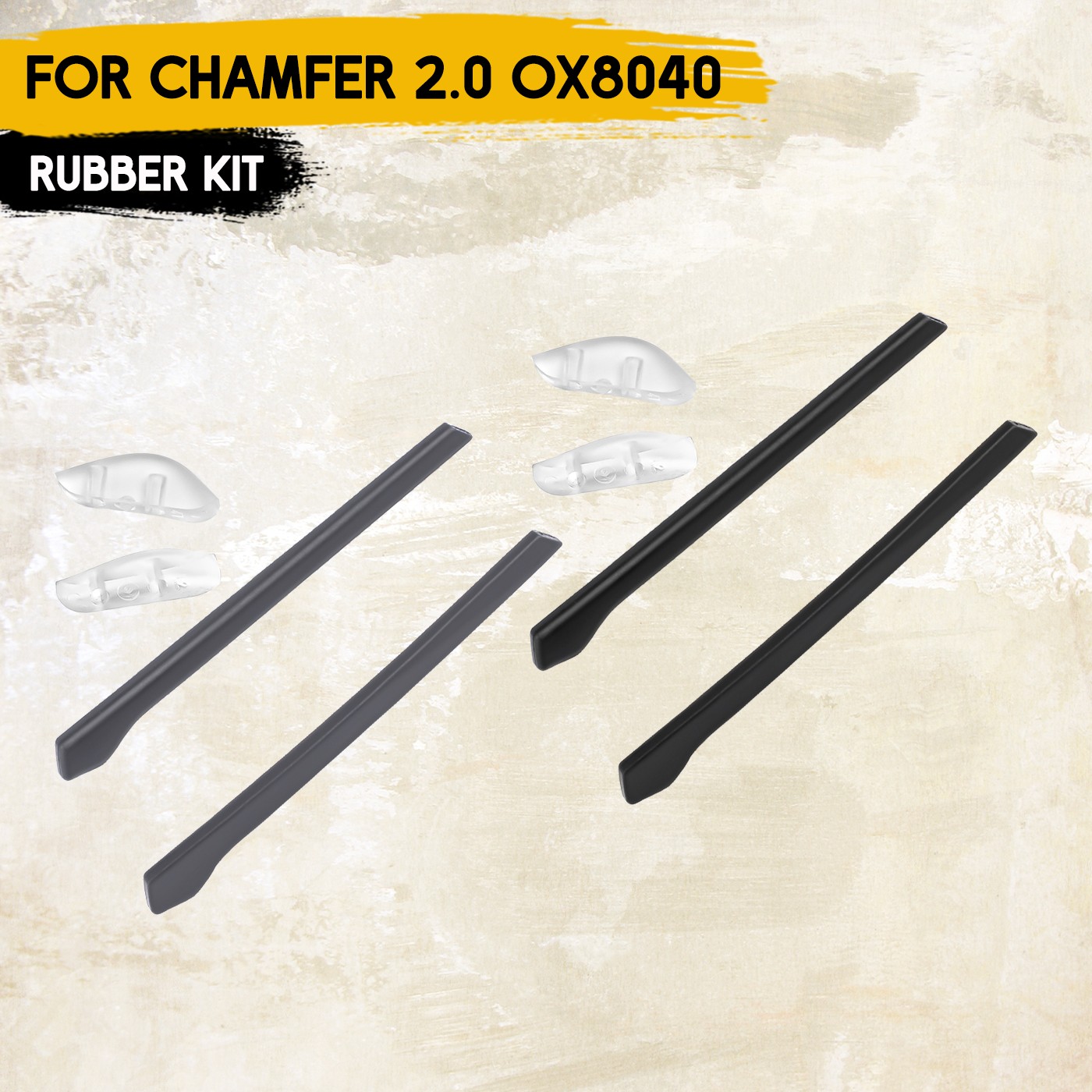 Anti-Slip Replacement Nose Pads & EarSocks for Oakley Chamfer 2.0 OX8040