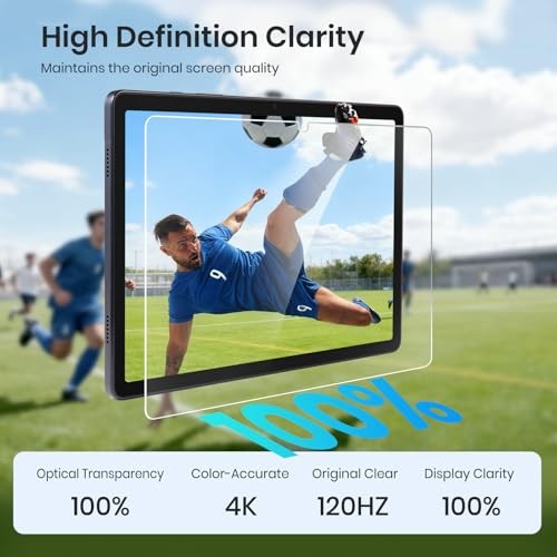 2-Pack Tempered Glass Screen Protector for Samsung Galaxy Tab A11 Aid Tool