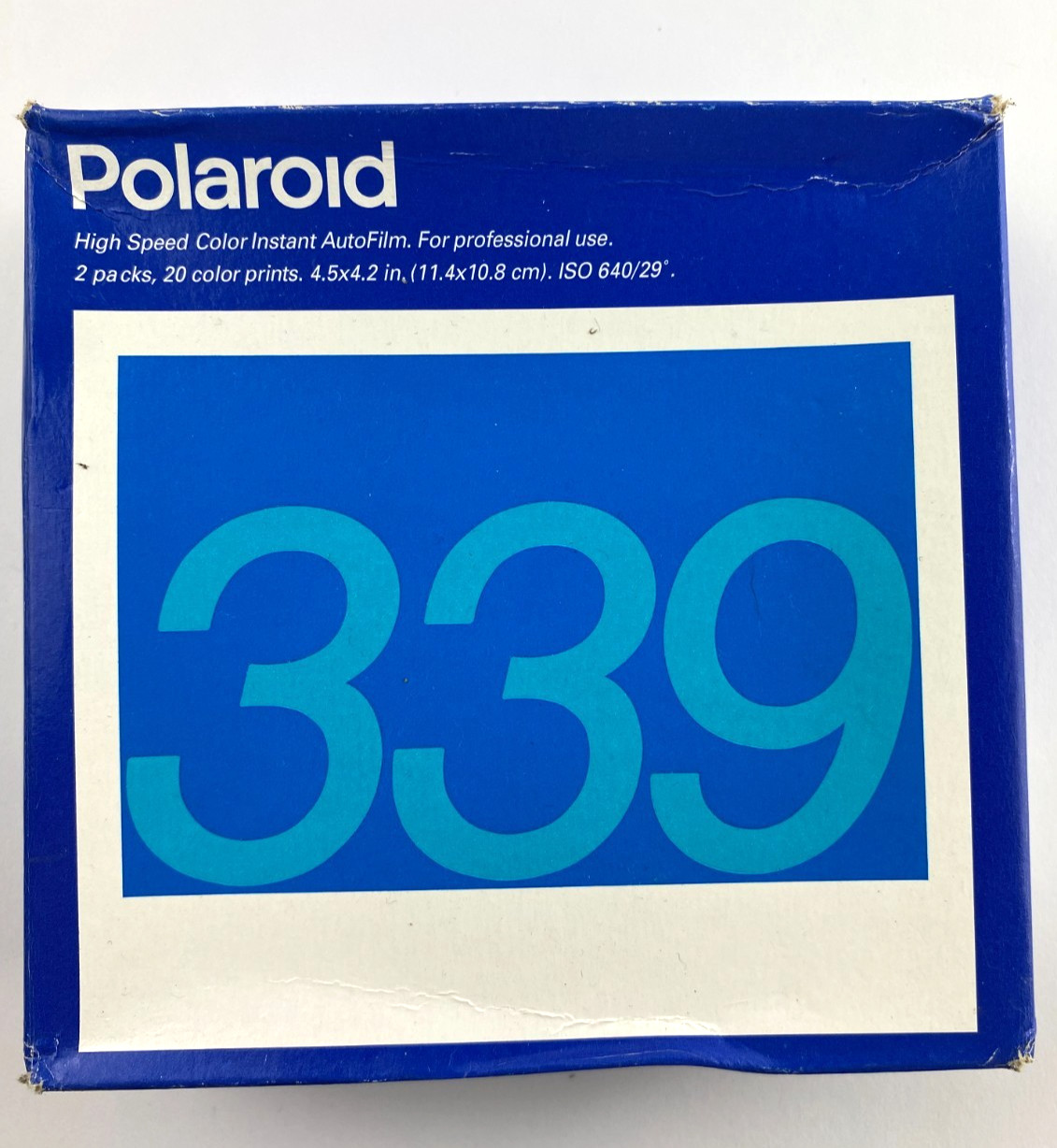 Polaroid 339 Professional High Speed Color Instant Auto Film Expired One Package