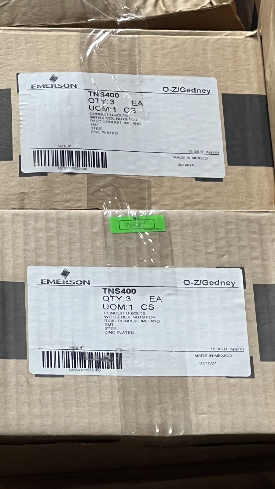 Oz Gedney TNS400 4” End Bell