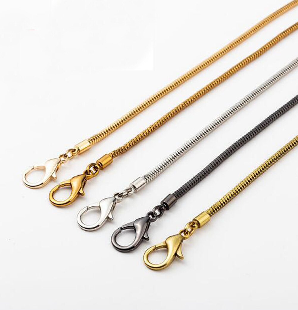 Replacement Crossbody Lobster Square Chain Handbag Strap Bag Purse Copper DIY G