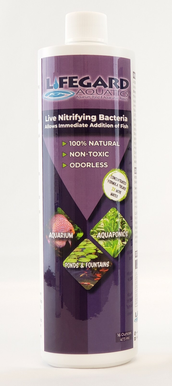 Live Nitrifying Bacteria for Freshwater Aquariums and Ponds made by Dr. Tims