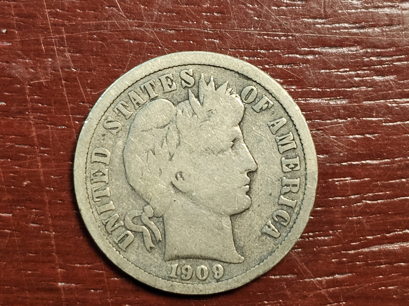 1909 Barber Dime Stk 0020