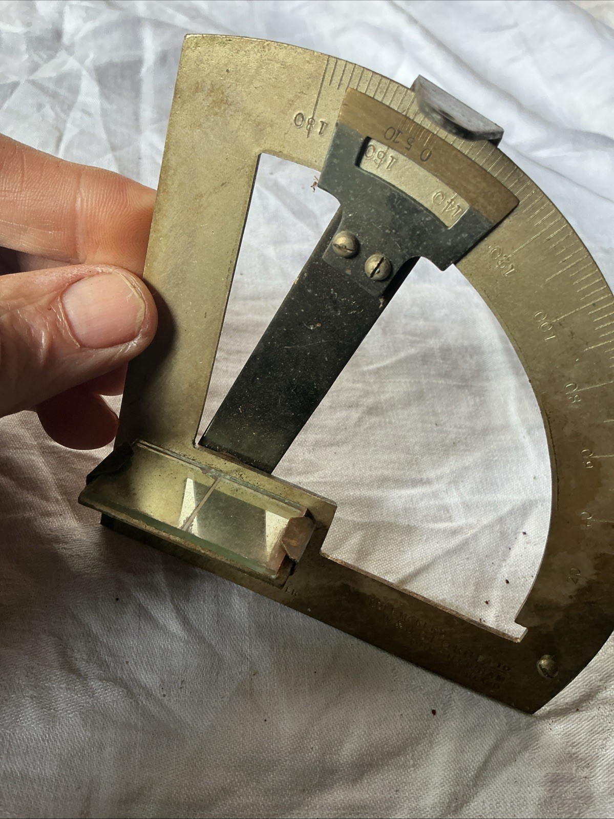 MURRAY'S PATENT ANGLE METER Engineering Brass W & J George Ltd London