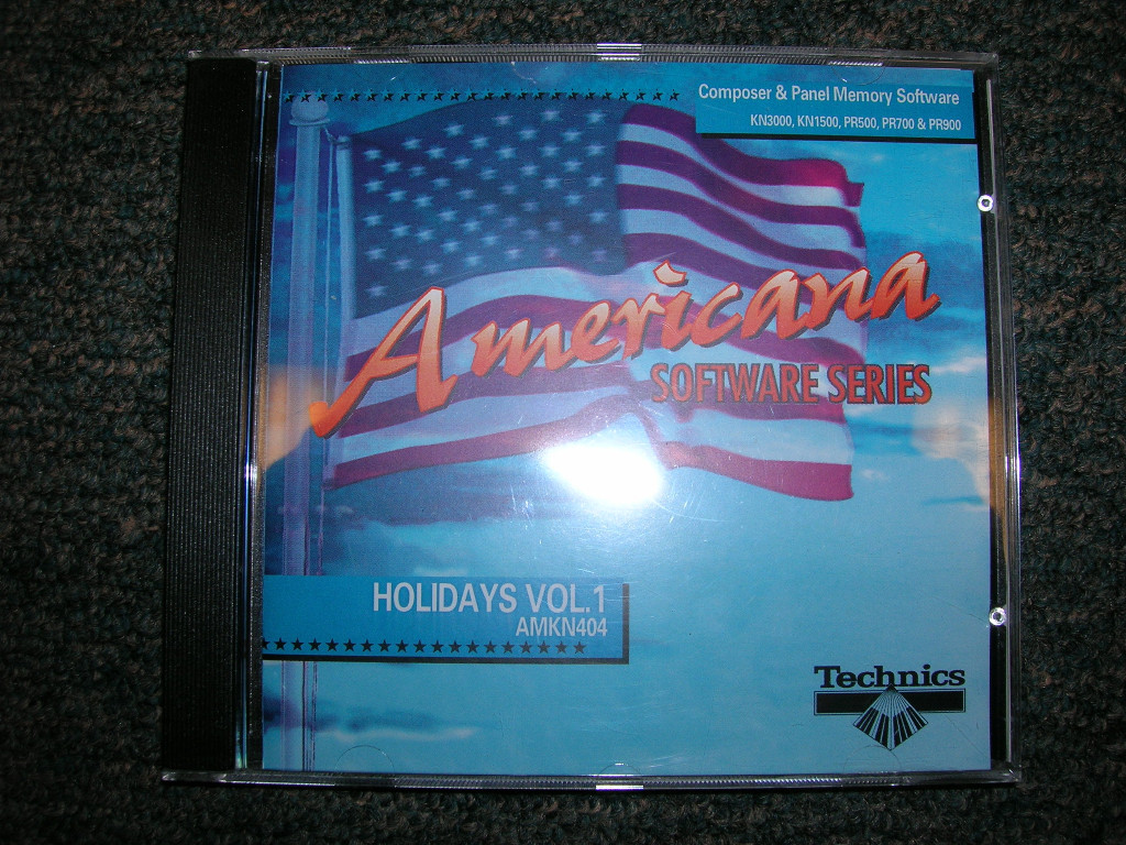 Technics Keyboard & Piano Americana Software – Holidays Vol. 1