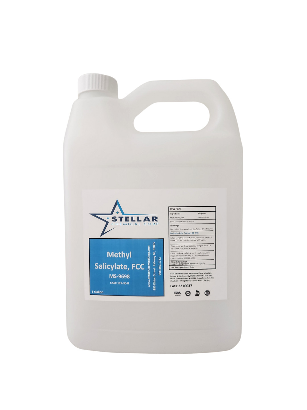 Methyl Salicylate, USP Food Grade    (Wintergreen Oil)     4 Gallons