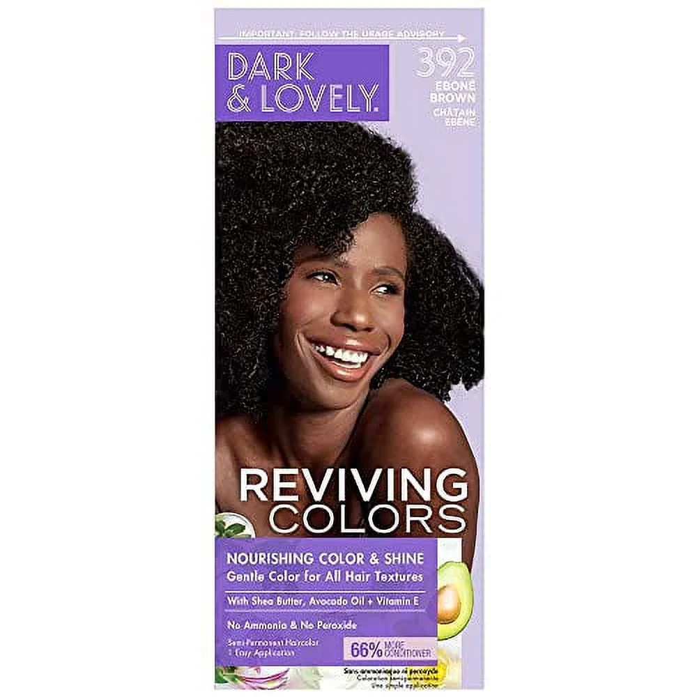 Dark & Lovely Reviving Colors Semi-Permanent Color 392 Ebone Brown/1 application