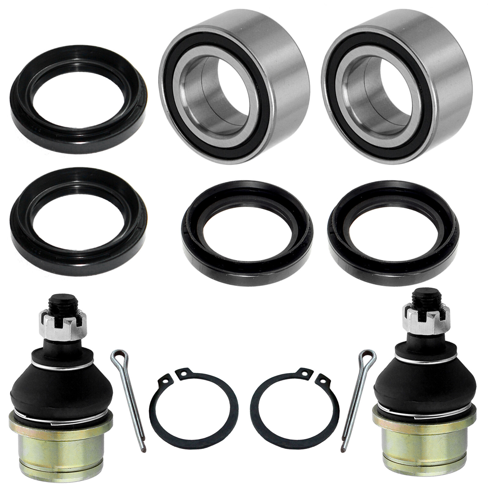 2 Front Knuckle Ball Joint Bearing For Honda TRX500FGA Foreman Rubicon 500 04-09